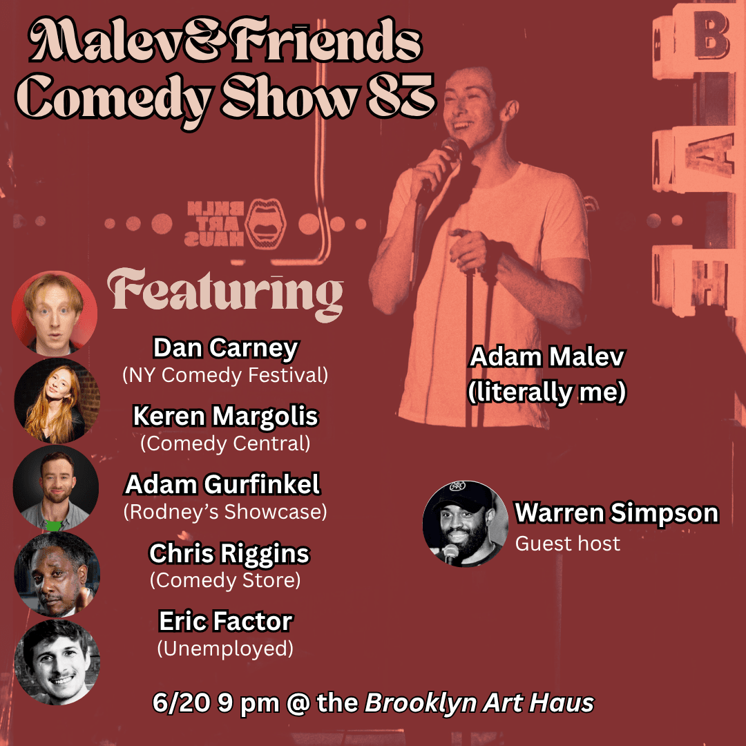 Malev&Friends Comedy Show event image