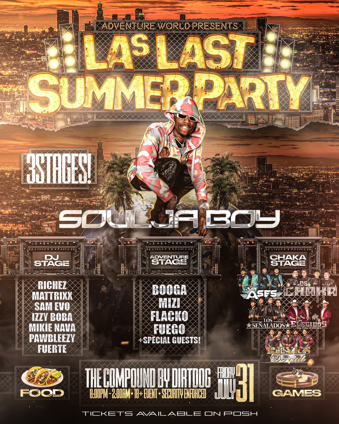 LA’s LAST SUMMER PARTY (ft. Soulja Boy) event image