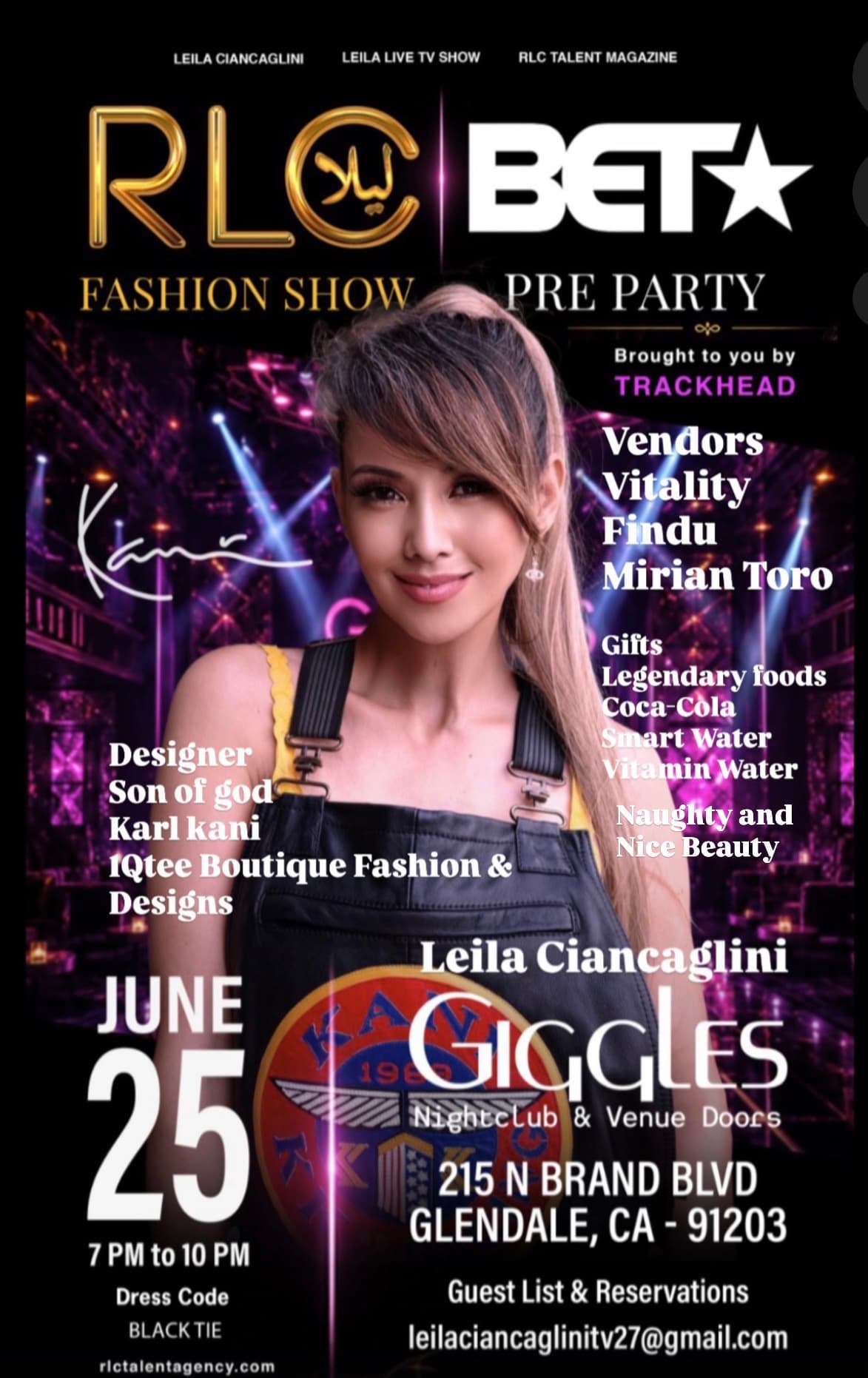 BET & RLC Fashion show & PRE Party by Trackhead event image