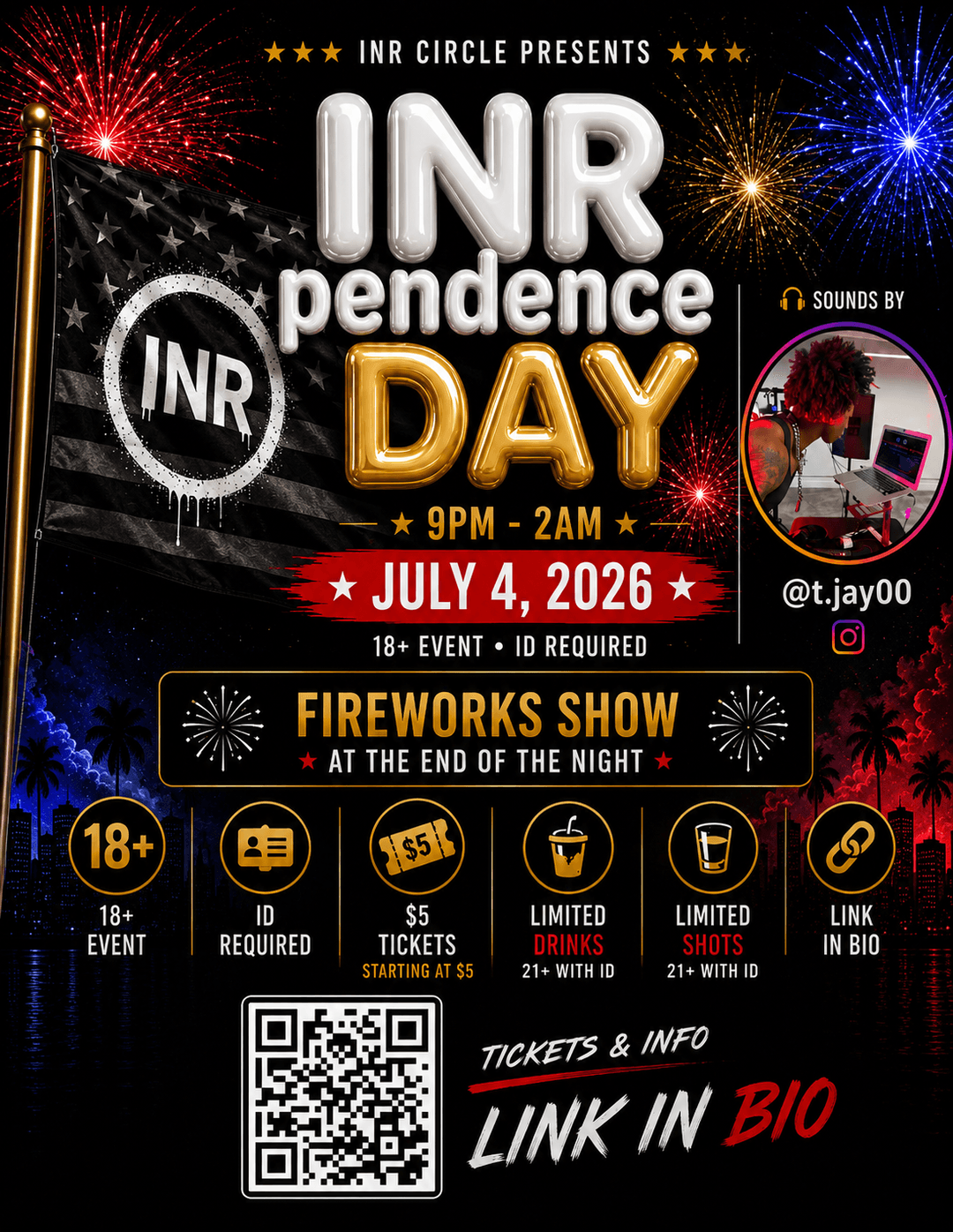 INRpendence Day 🇺🇸 event image