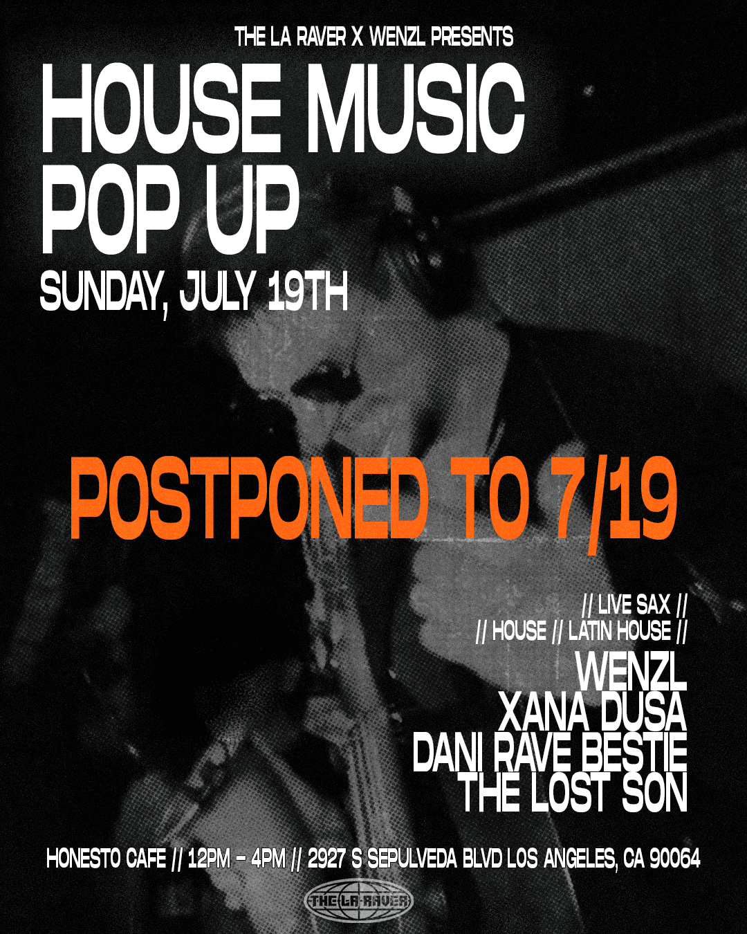 House Music Pop-Up @ Honesto Café event image