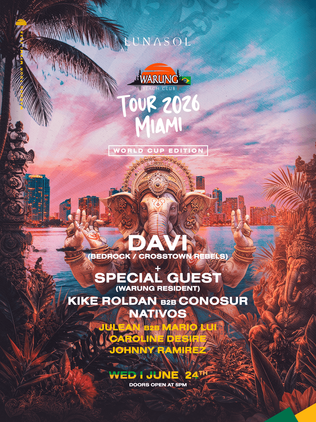 Warung On Tour Miami 2026 event image