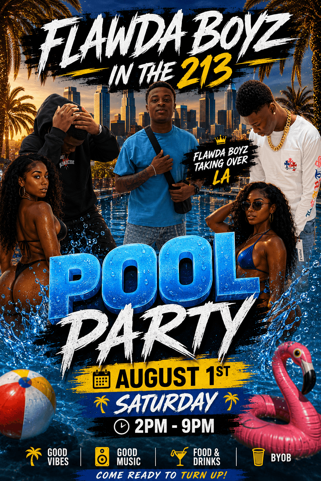 Flawda Boyz Pool Party event image