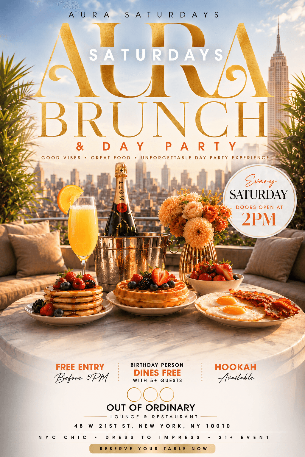 Aura Saturday Brunch & Day Party event image