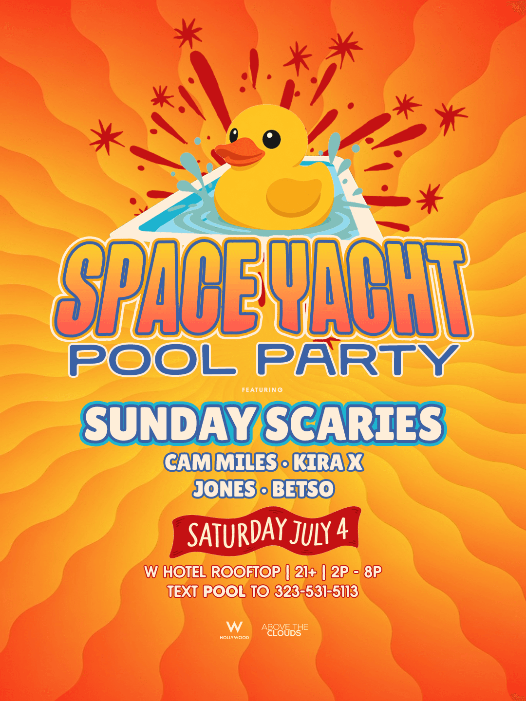 Space Yacht Pool Party event image