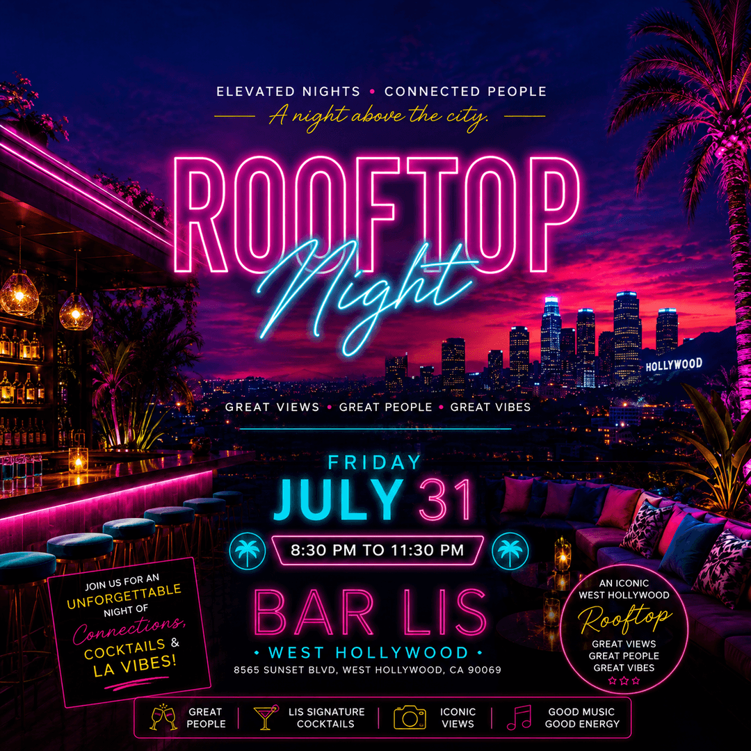 Friday Night Summer International Rooftop Social event image