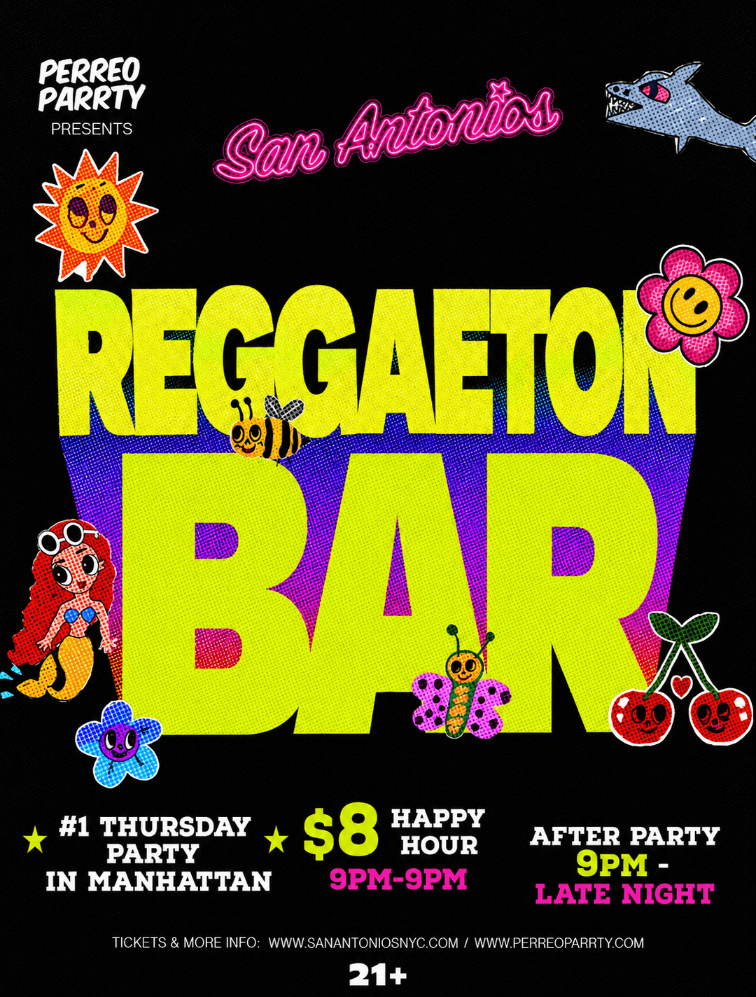 #1 REGGAETON BAR in Manhattan Party @ San Antonios, Latin Thursday Night event image