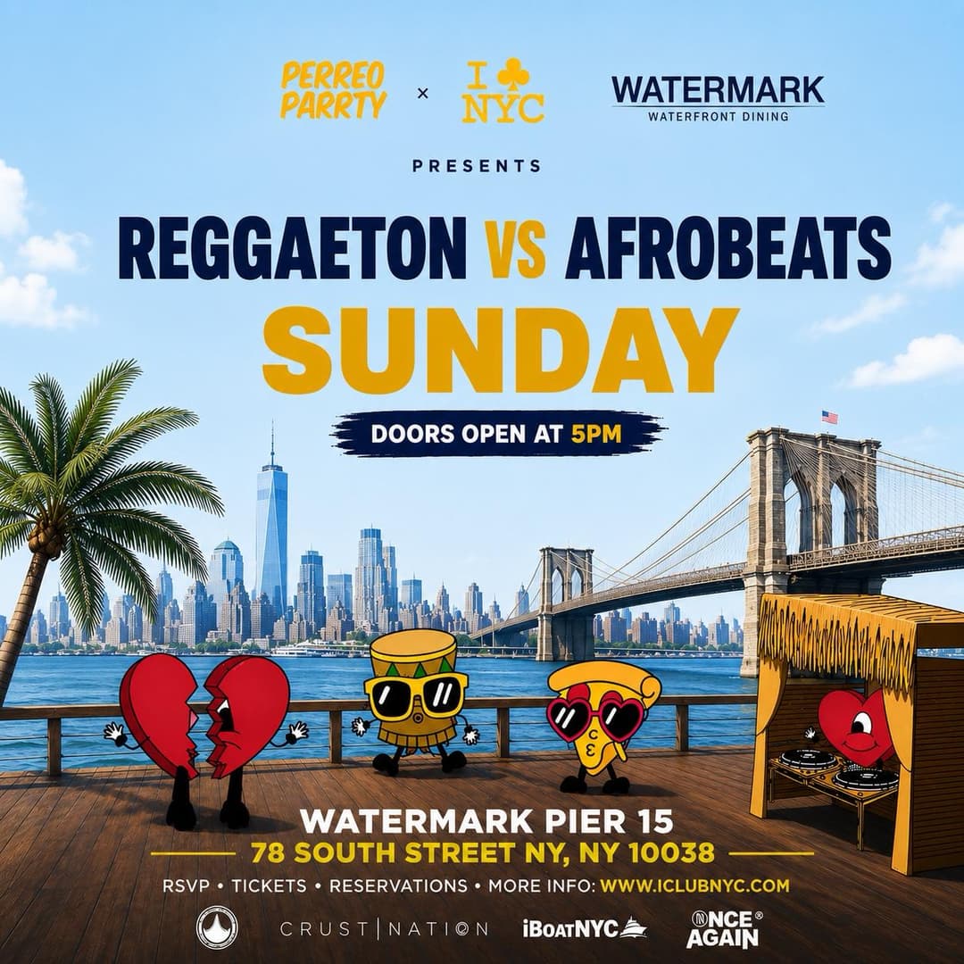 #1 Reggaeton VS Afrobeats Sunday @ Watermark event image