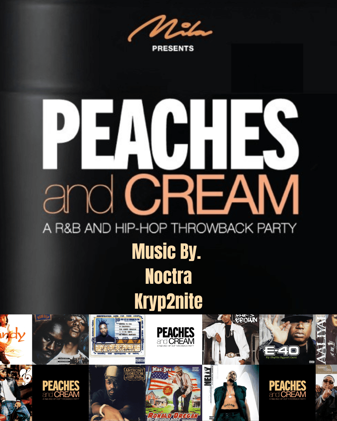 Peaches And Cream - A R&B And Hip Hop Throwback Party event image