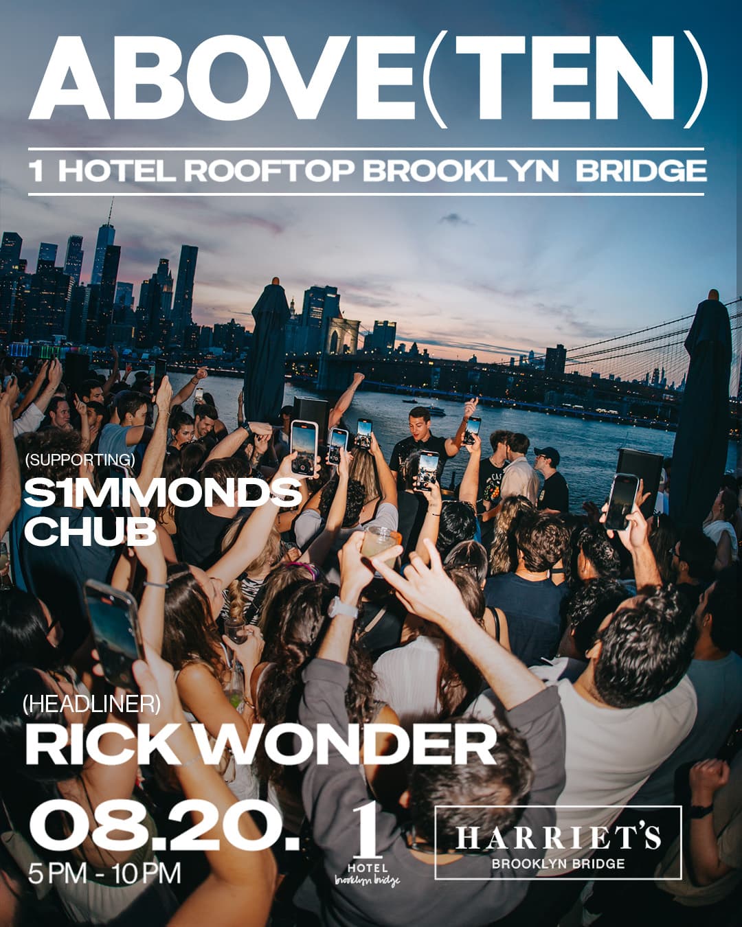 ABOVE(TEN) 1 Hotel Rooftop: Thursday August 20th event image