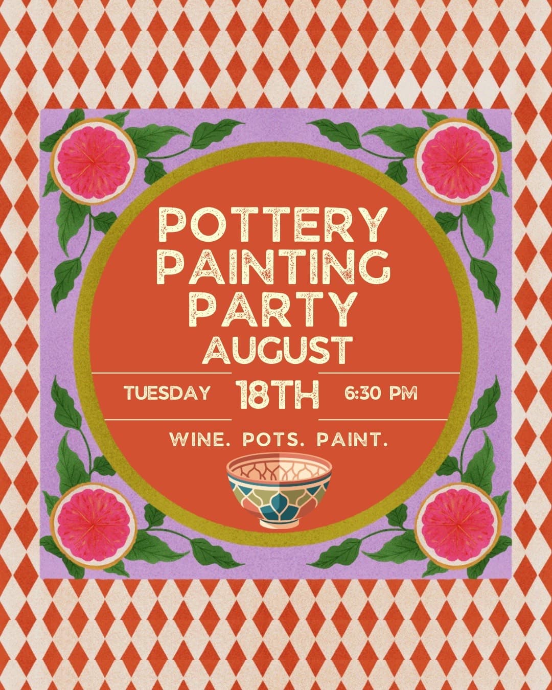 Pottery Painting Party In The Garden event image