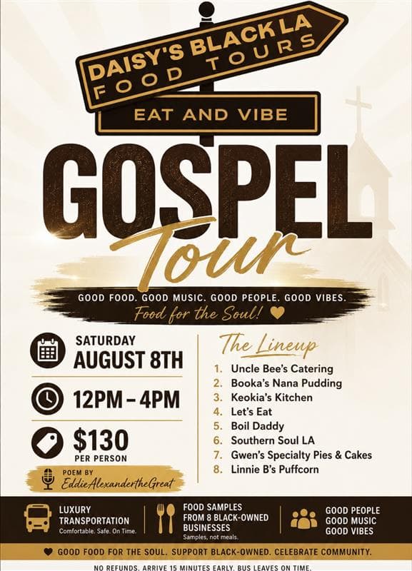 Black LA Food Tour - Gospel Edition event image