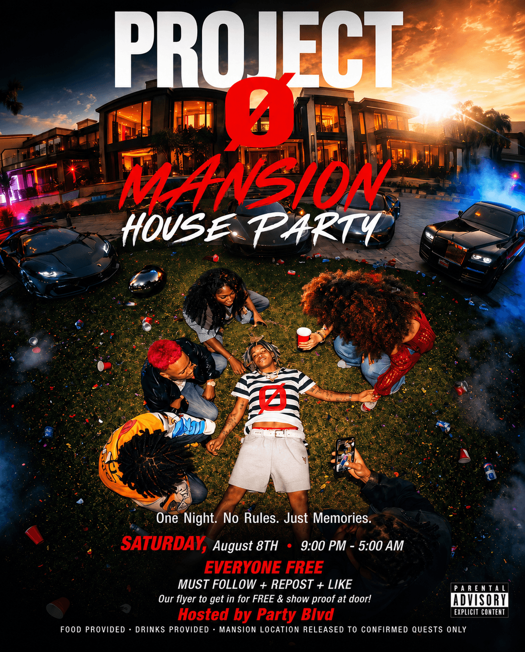 Project X Mansion Party event image