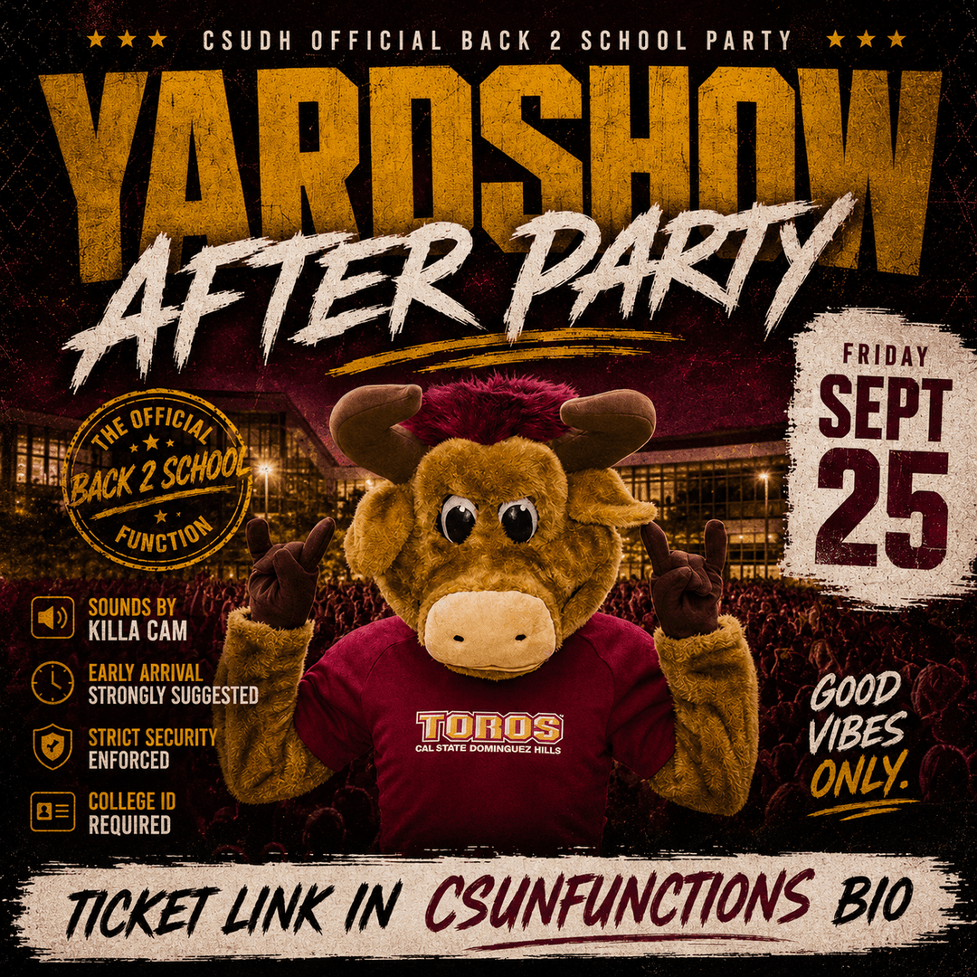 CSUDH Back 2 School / Yardshow After Party event image