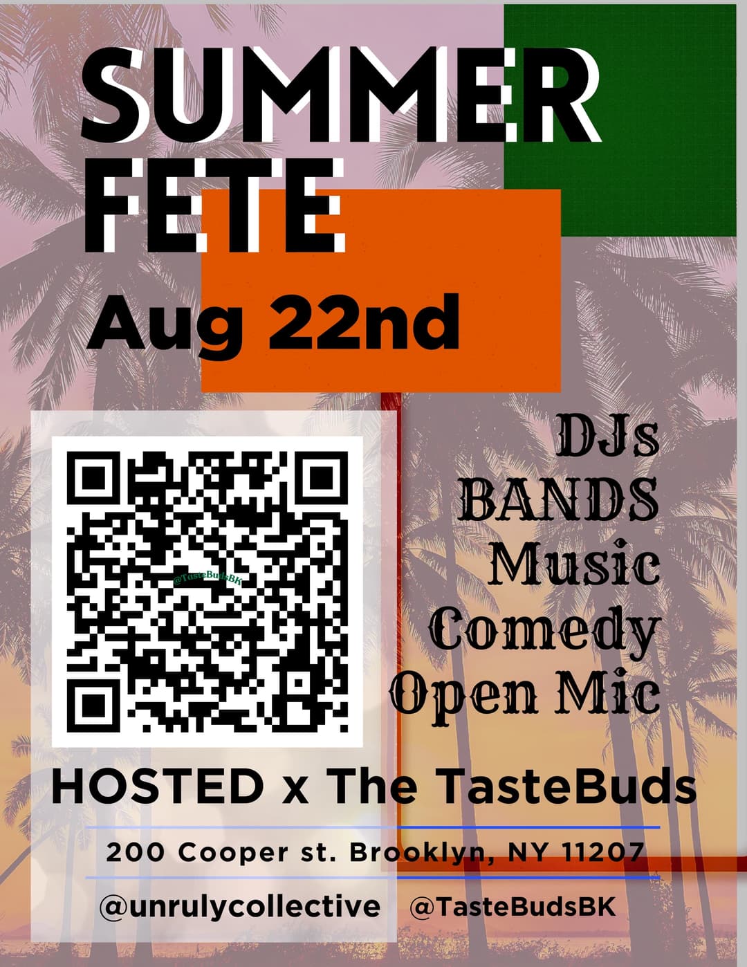 Tastbuds Summer Fete event image