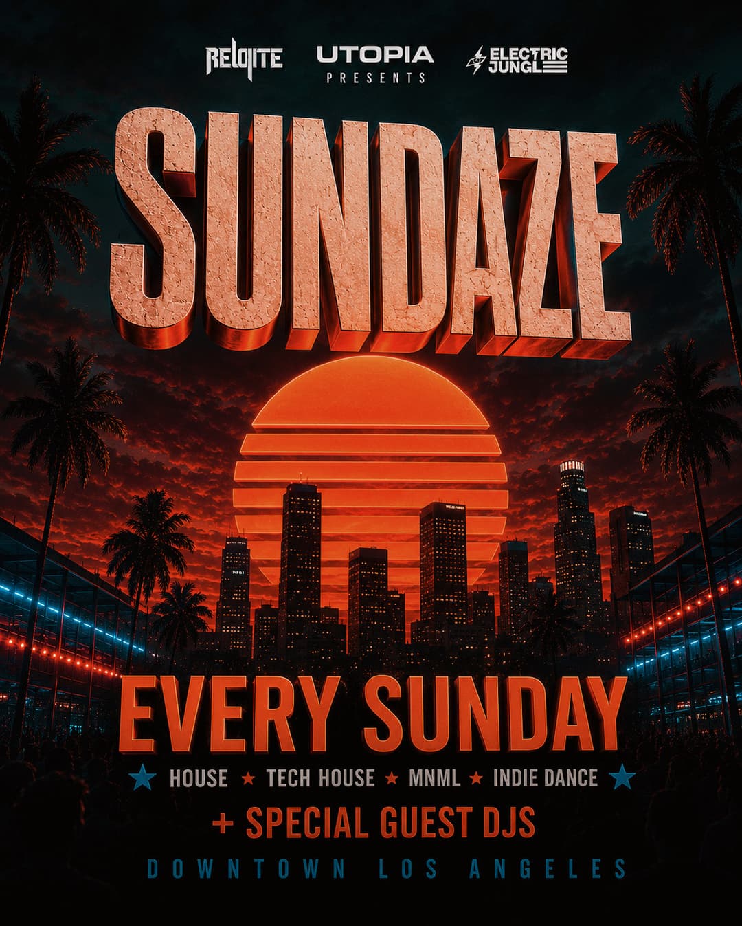 SUNDAZE - OPEN AIR EVENT
at UTOPIA by REUNITE -
SECRET GUEST HEADLINER event image