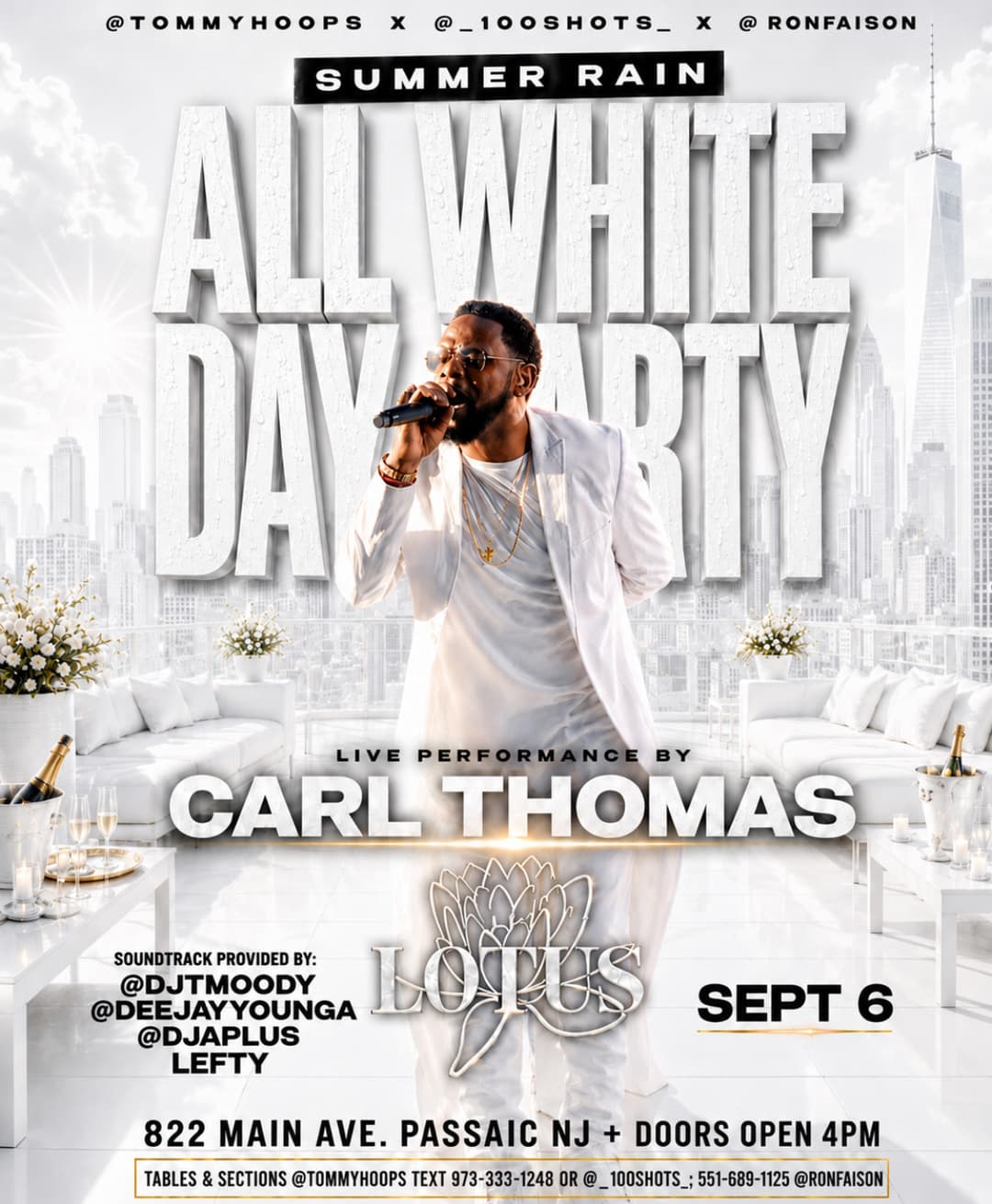 CARL THOMAS PERFORMING LIVE - ALL WHITE AFFAIR event image