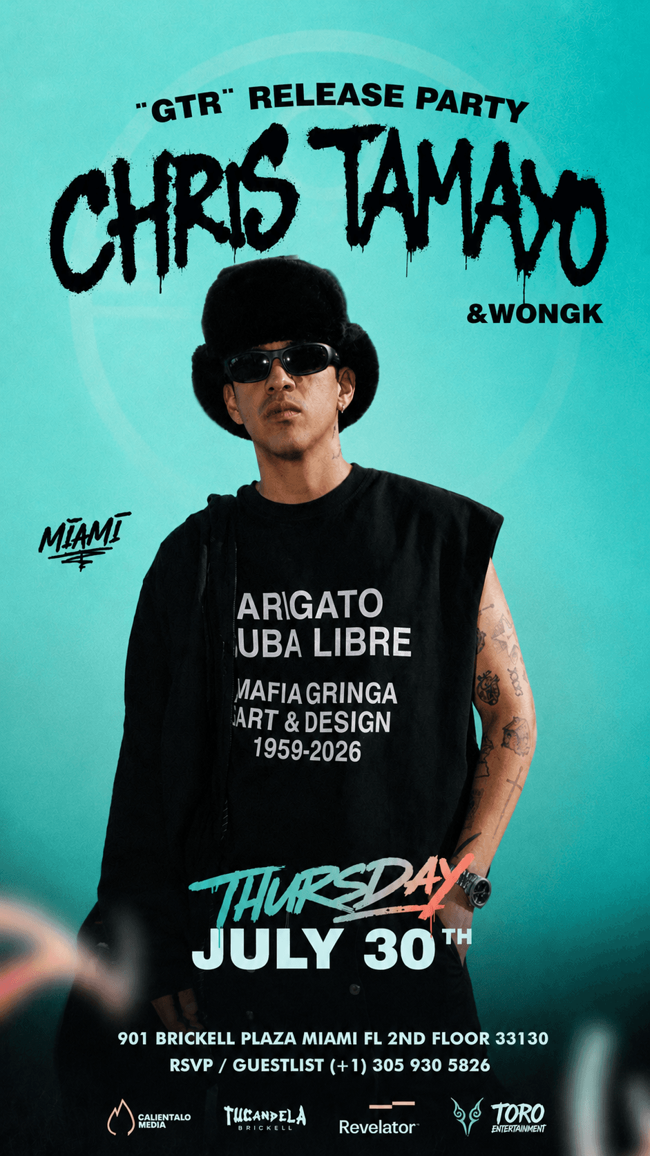 Chris Tamayo & Wongk – "GTR" Release Party 🏎️🔥 event image