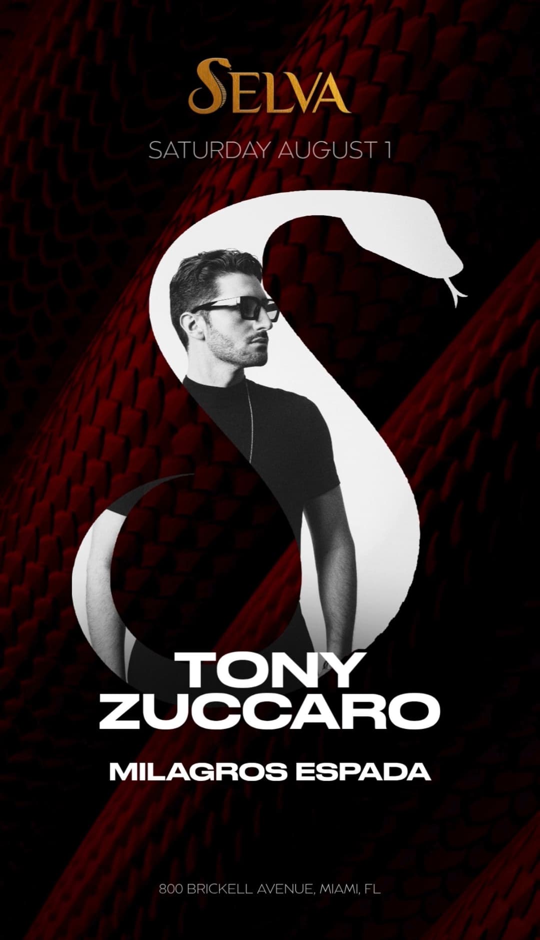 TONY ZUCCARO @ Selva event image