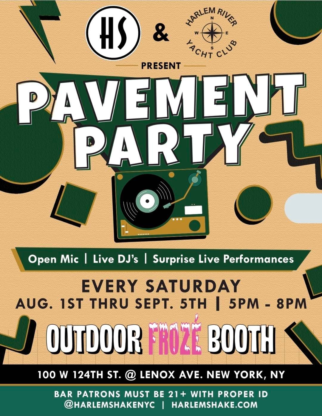 HRYC x HARLEM SHAKE Pavement Party event image