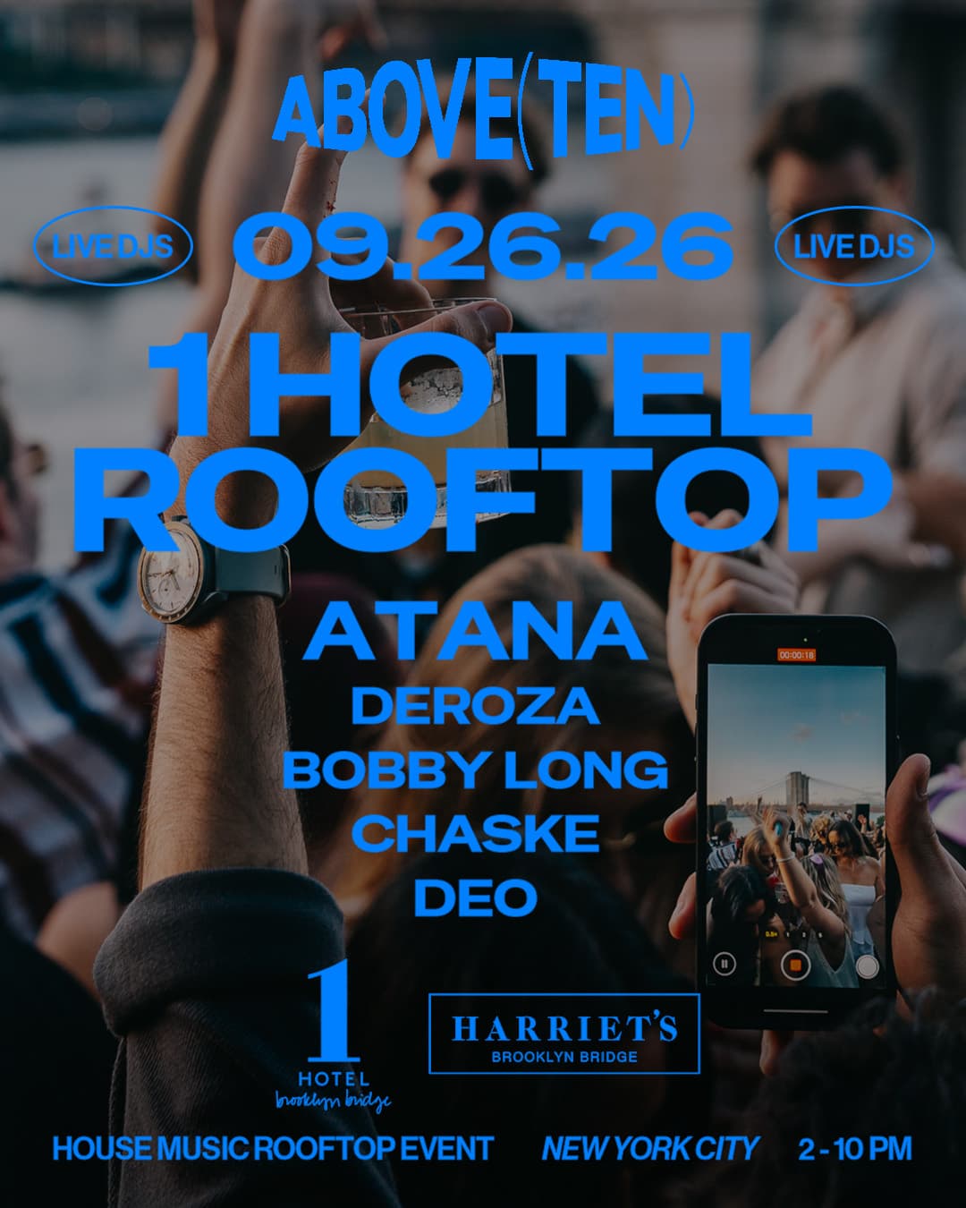 ABOVE(TEN) 1 Hotel Rooftop: Saturday September 26th event image