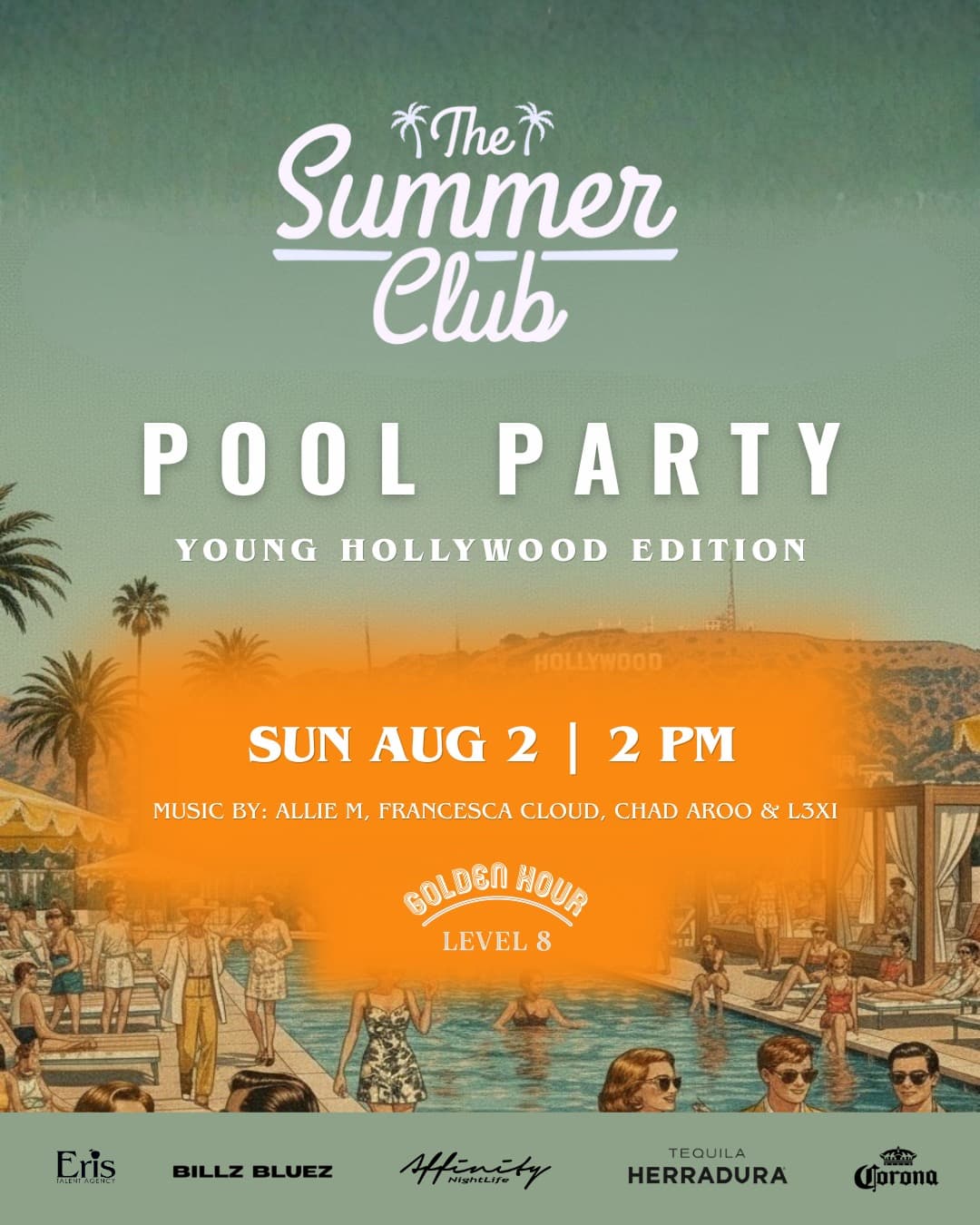 Summer Club's annual Young Hollywood Pool Party presented by Eris Talent event image