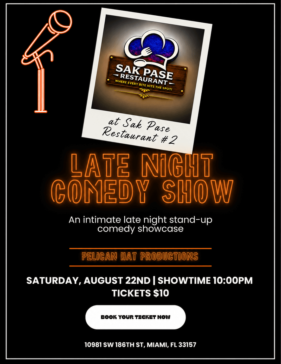 Late Night Comedy at Sak Pase | Live Stand-Up Showcase event image