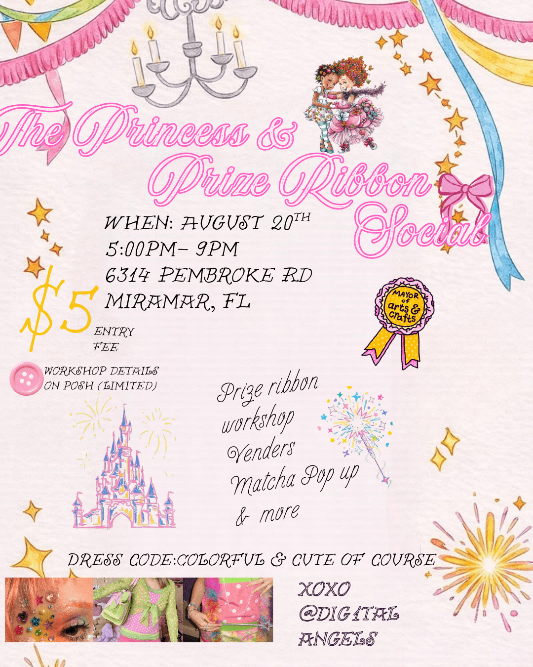 Princess and Prize Ribbon Social event image