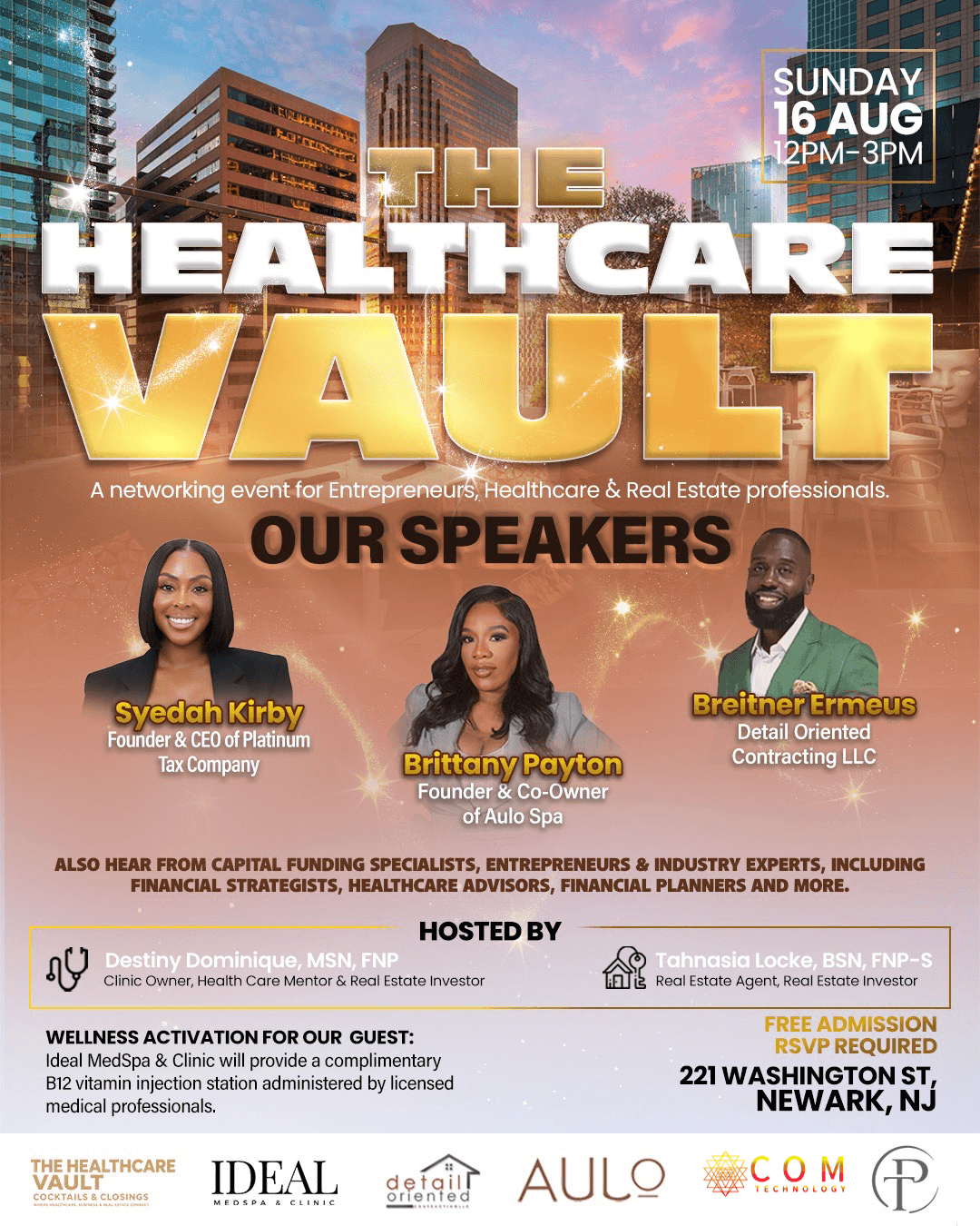 The Healthcare Vault: Cocktails & Closings event image