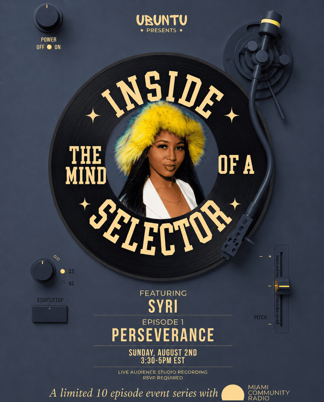 (25  RSVP only) Inside the Mind of a Selector: Syri — Ep 1, Perseverance event image