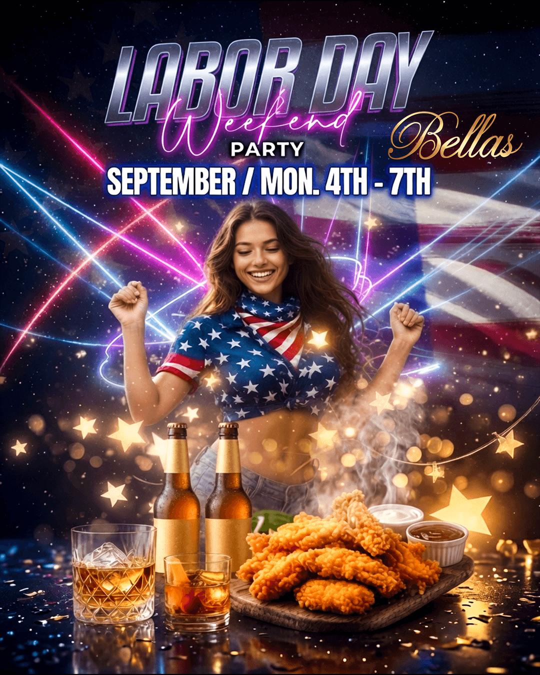 Labor Day Weekend at Bellas! event image