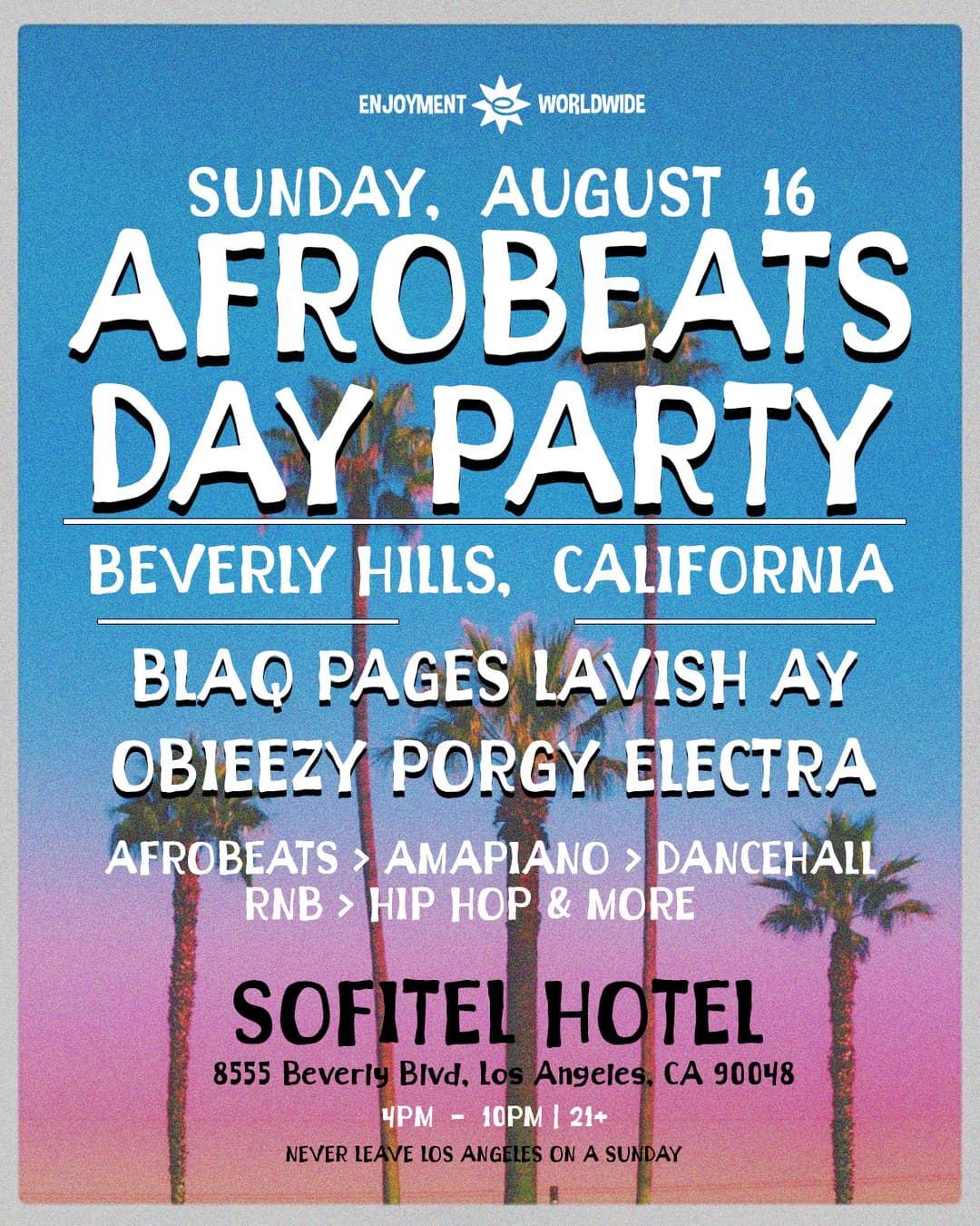 Afrobeats Day Party (Beverly Hills) event image
