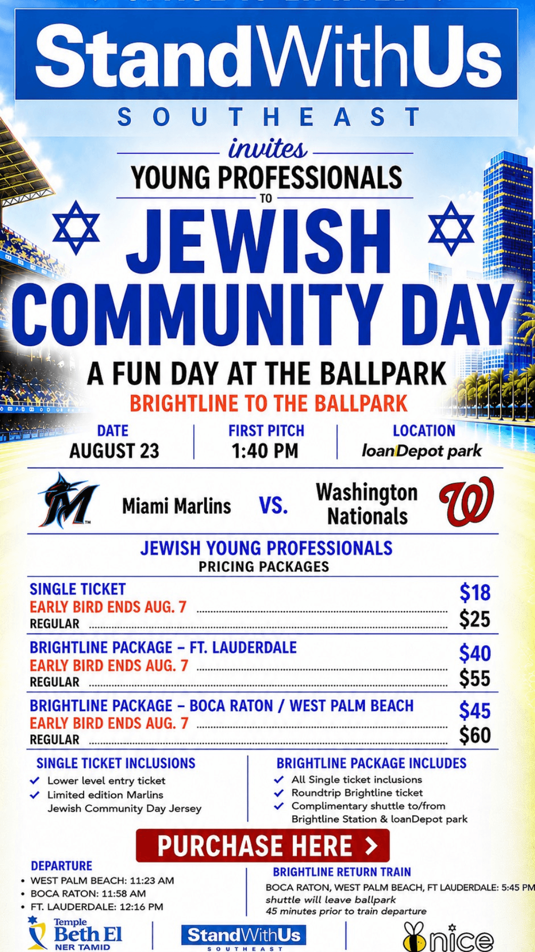 Stand With Us x Nice Jewish: Jewish Community Celebration event image