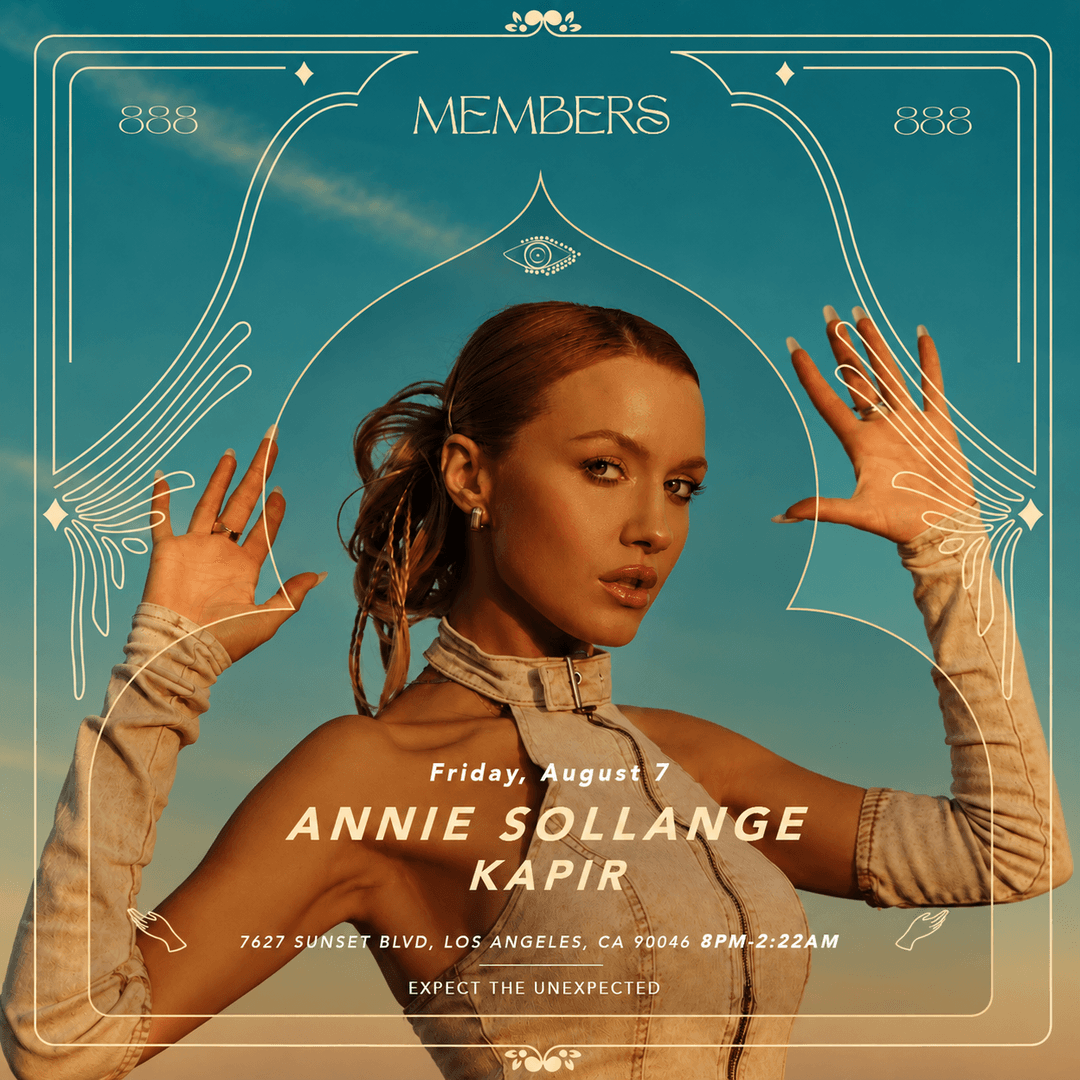 ANNIE SOLLANGE & Friends Live @Members LA event image