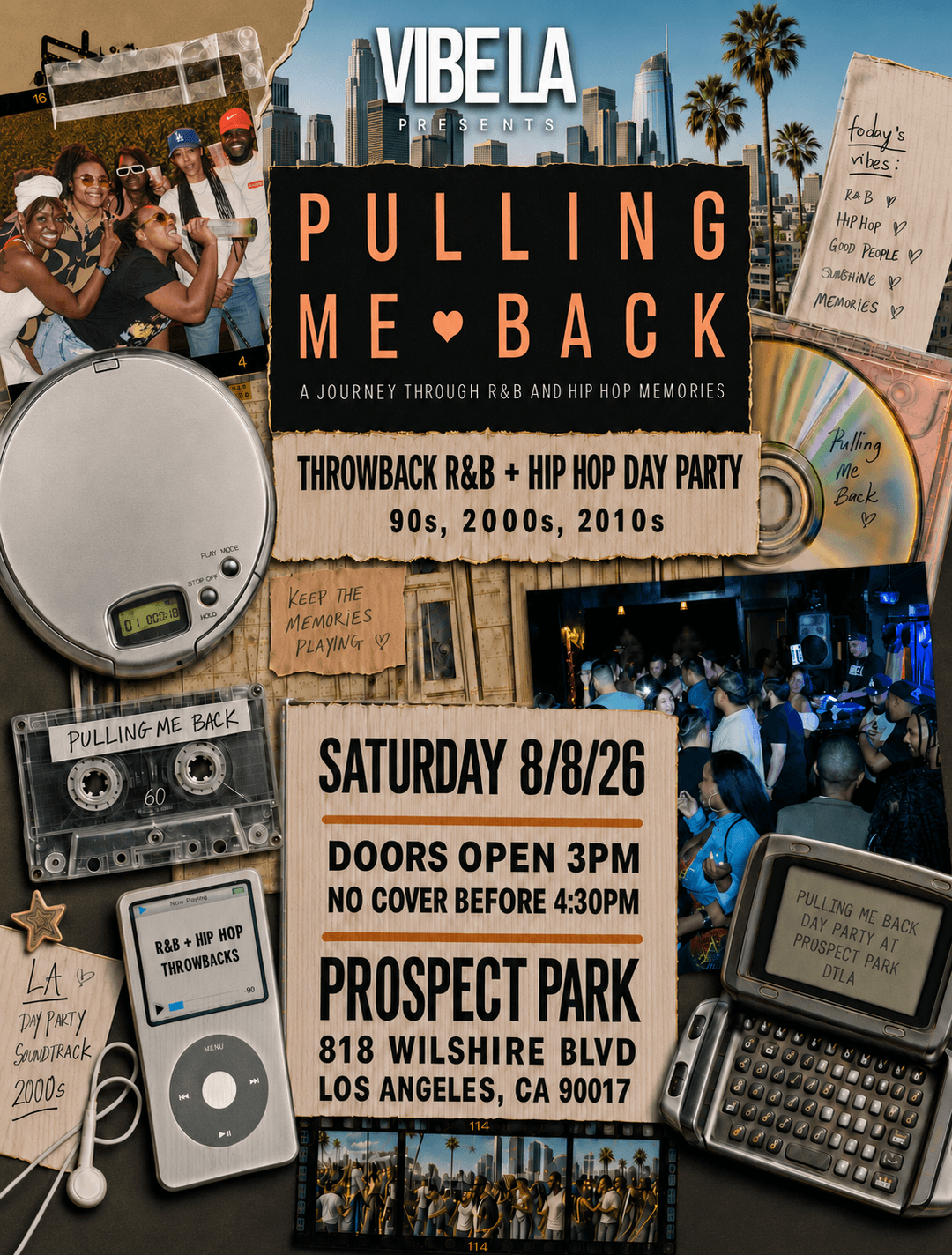 Pulling Me Back: R&B & Hip-Hop Throwback Day Party in Downtown LA event image