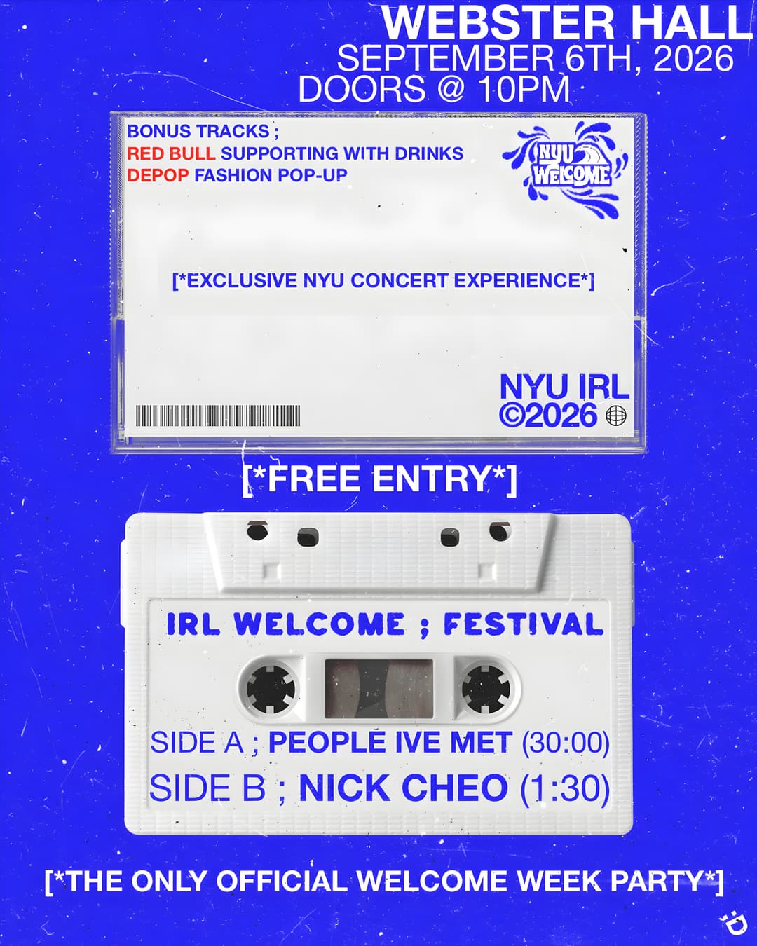 IRL WELCOME ; FESTIVAL event image