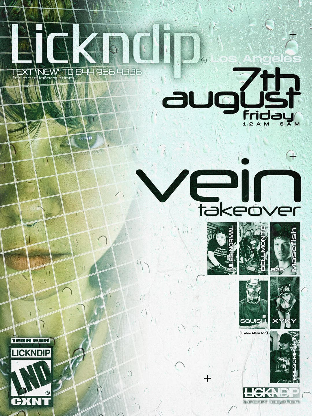 LICKNDIP: VEIN (TAKEOVER) 8/7 event image