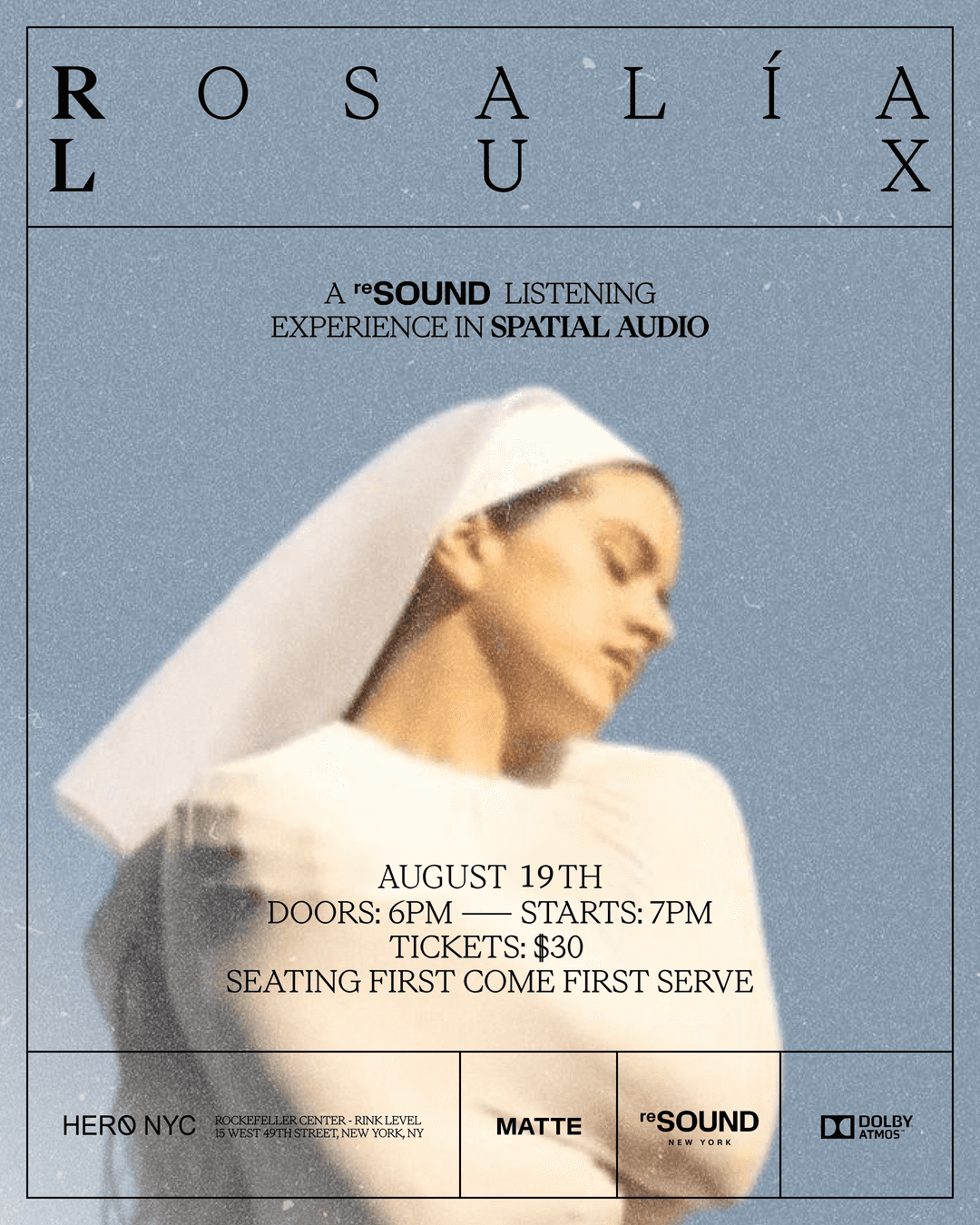A reSOUND Listening Experience: Rosalía Lux event image
