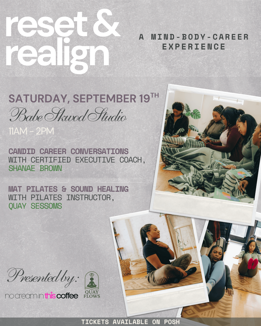 Reset & Realign: A Mind-Body-Career Experience event image