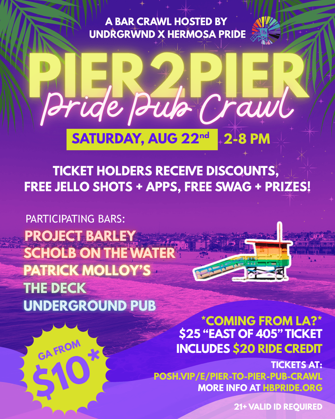Pier to Pier Pub Crawl event image