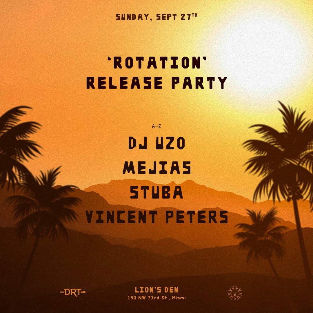 Deep Root Tribe Presents: ROTATION – Vincent Peters Release Party event image