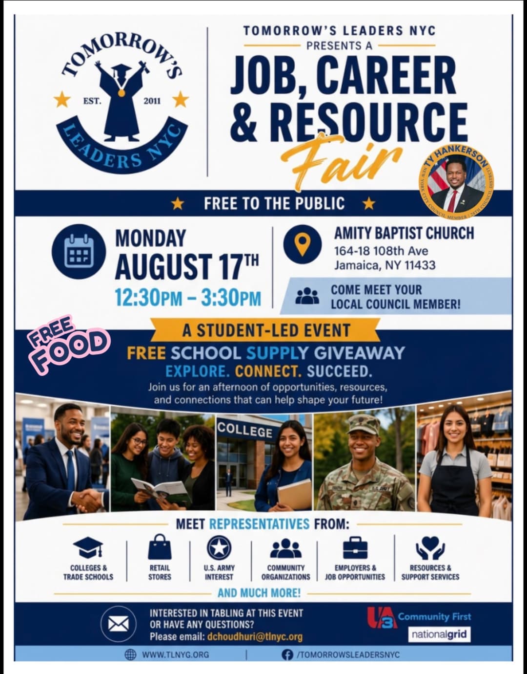 Tomorrow’s leaders Job,Career,& Resource fair. event image
