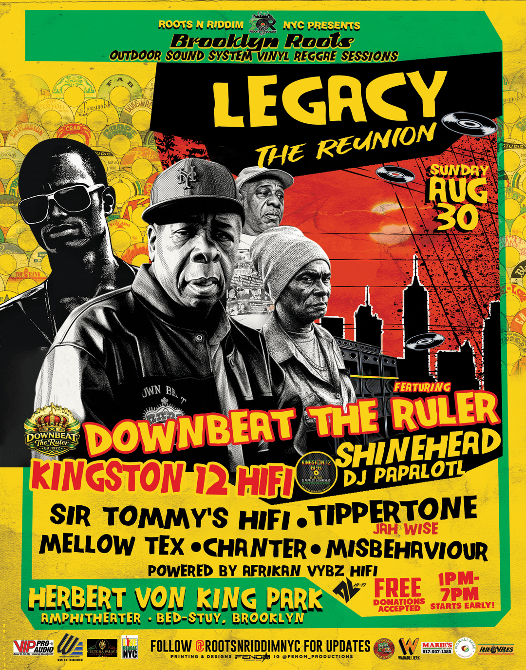 Roots N Riddim NYC Presents Legacy - The Reunion event image