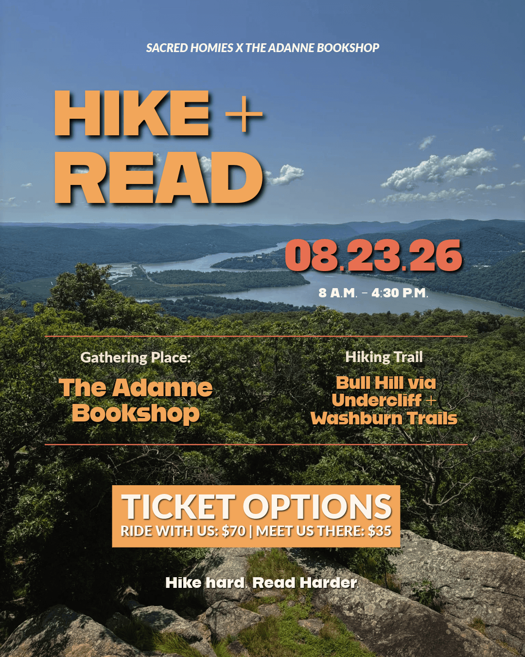Sacred Homies X Adanne Bookshop
Hike + Read Vol. 2 event image