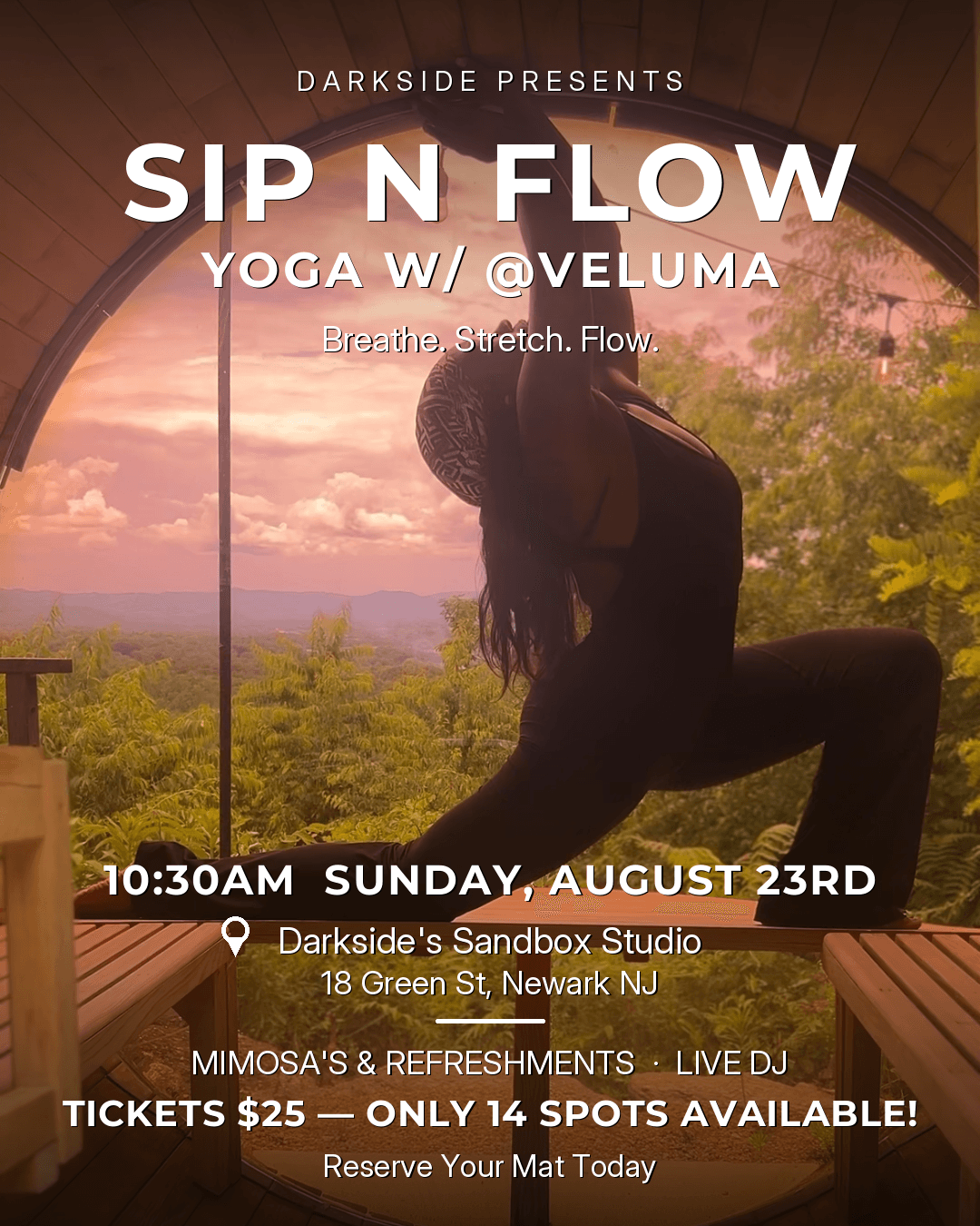 Sip n Flow Yoga event image