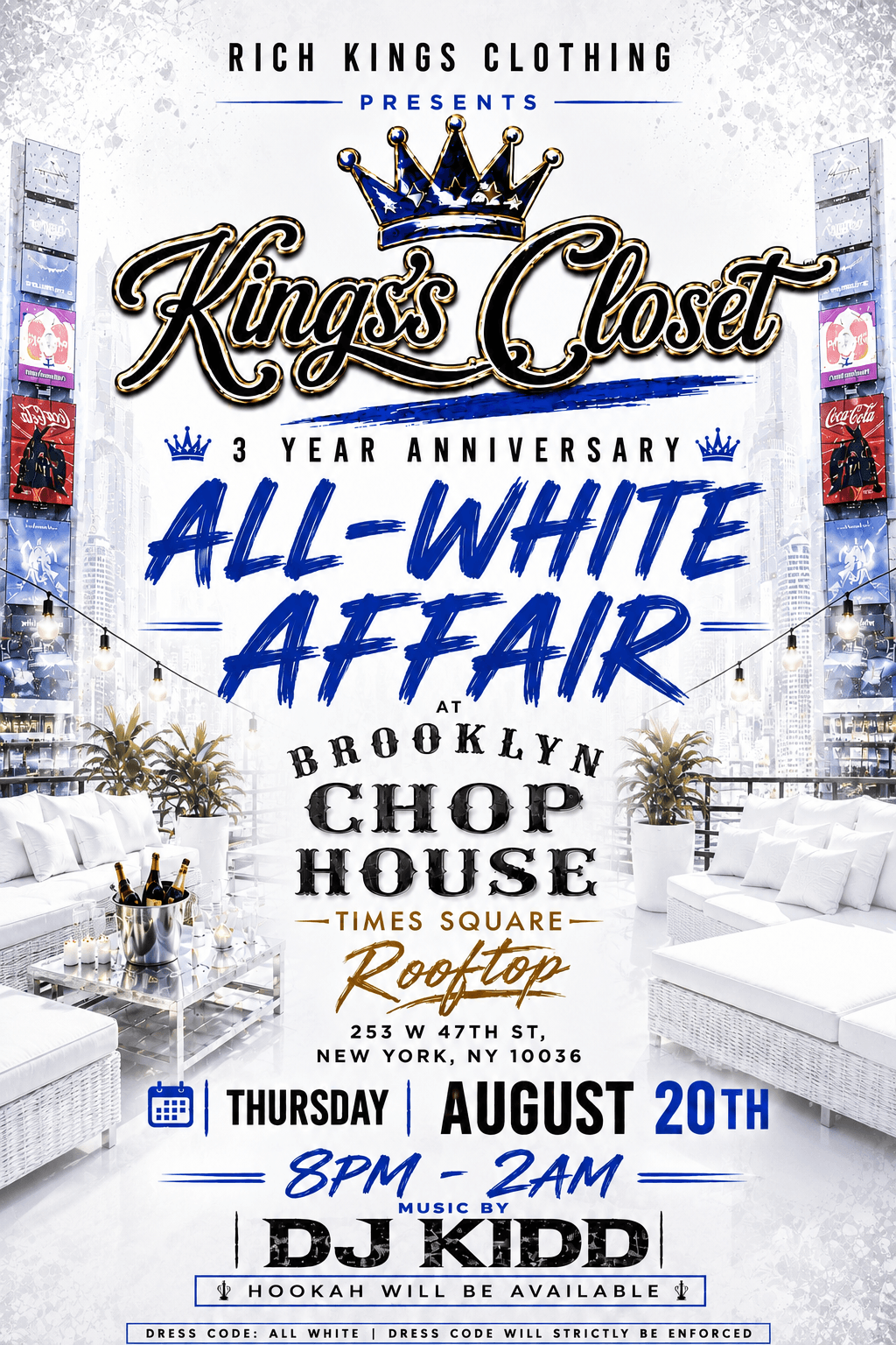 King’s Closet 3rd Anniversary: All White Affair event image