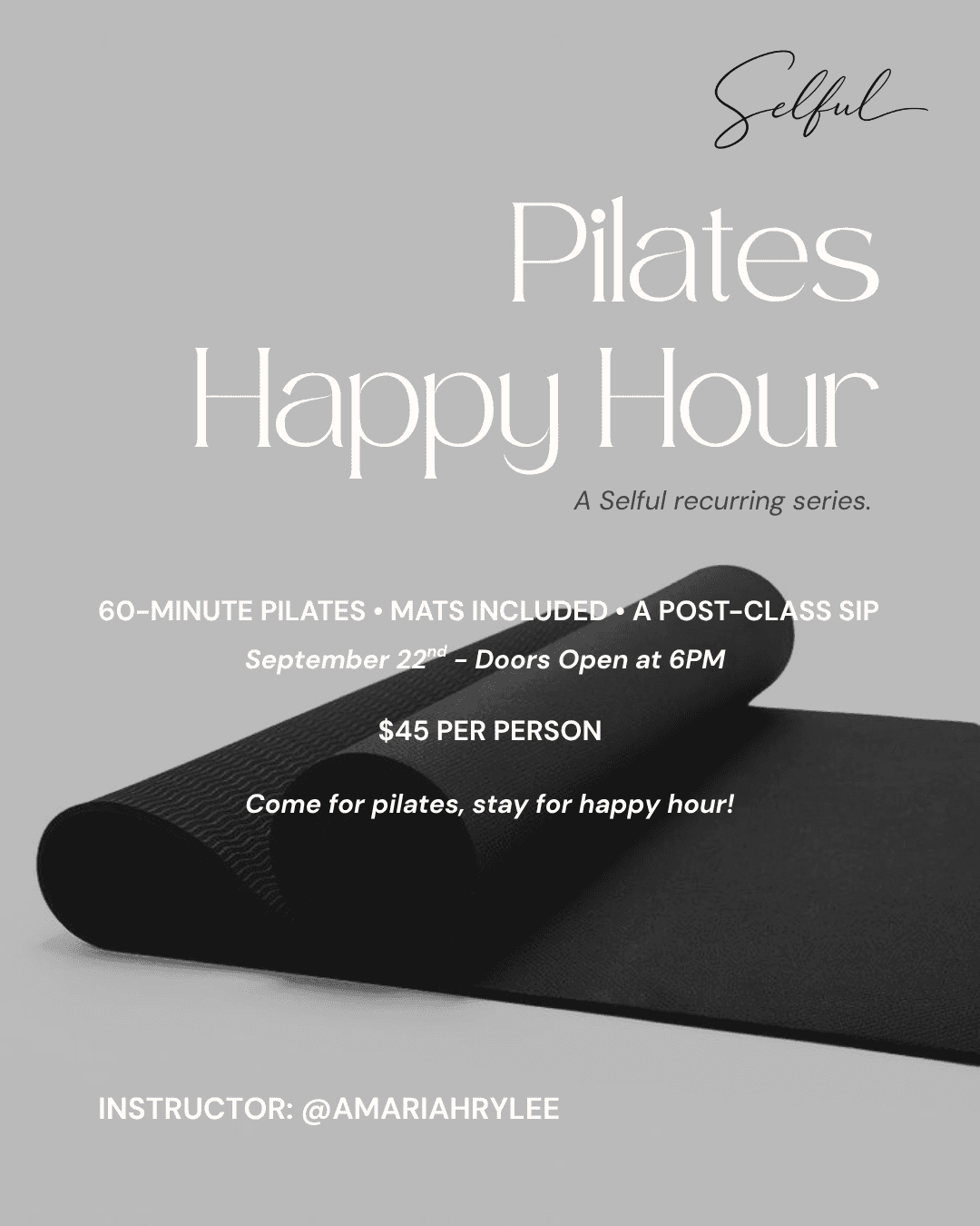 Pilates Happy Hour event image