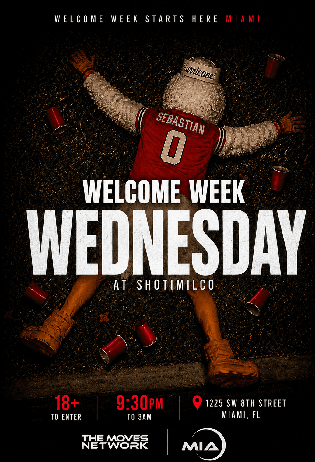 (18+) Welcome Week Wednesday At Shotimilco event image