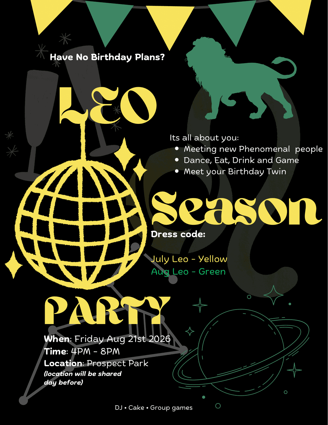 Leo  Season Turn  Up event image