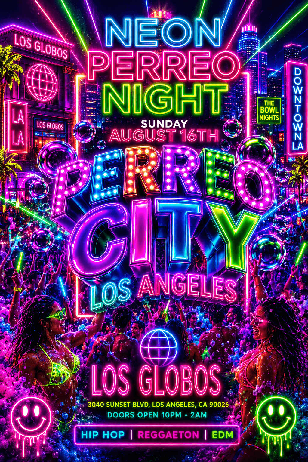 SUNDAY PERREO CITY LOS GLOBOS FREE event image